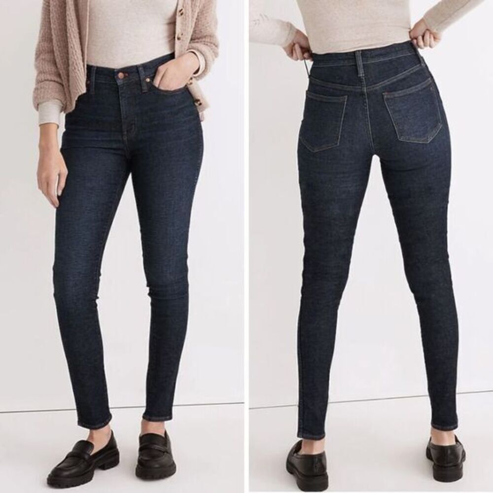 Madewell 10" High-Rise Skinny Jeans in Dalesford Wash, 28‎
